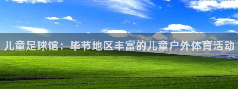 xc90 xc60：儿童足球馆：毕节地区丰富的儿童户外体育活动